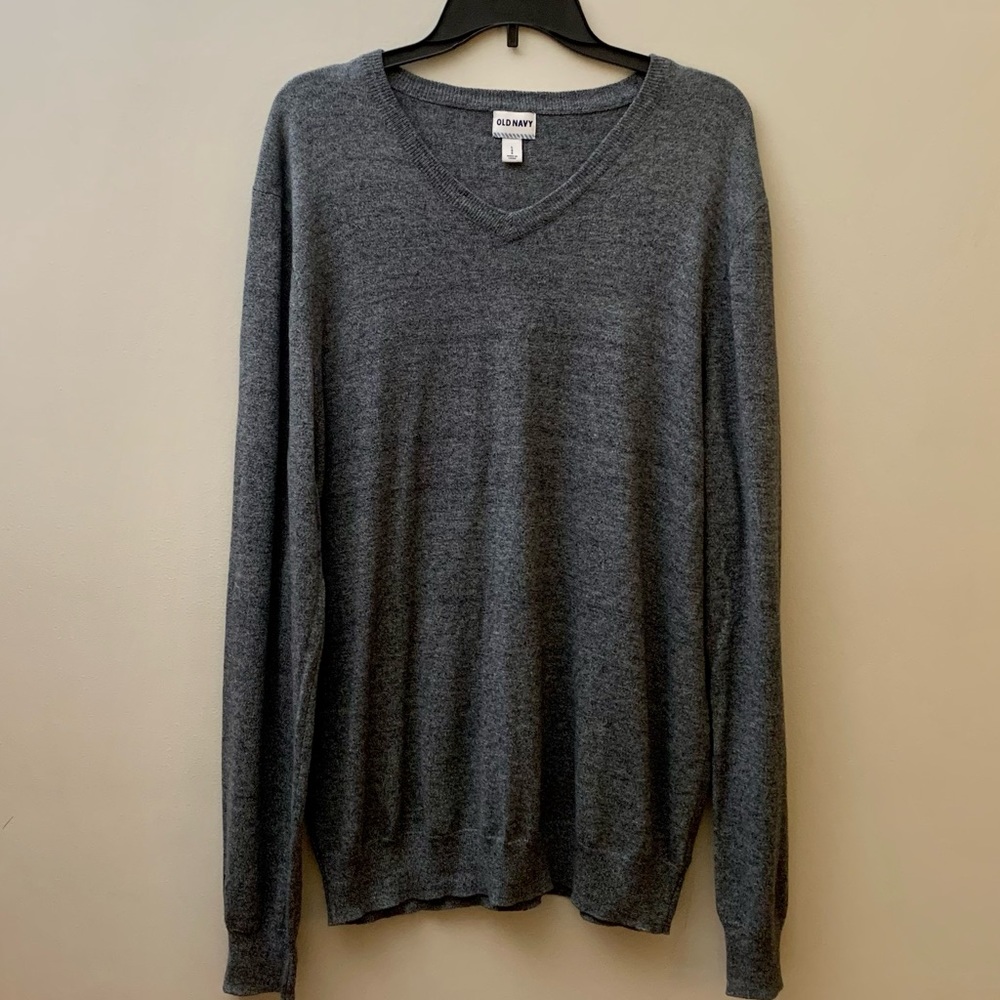 NWOT - Old Navy Men’s Super Soft Thin Sweater - Dark Gray - Size L
